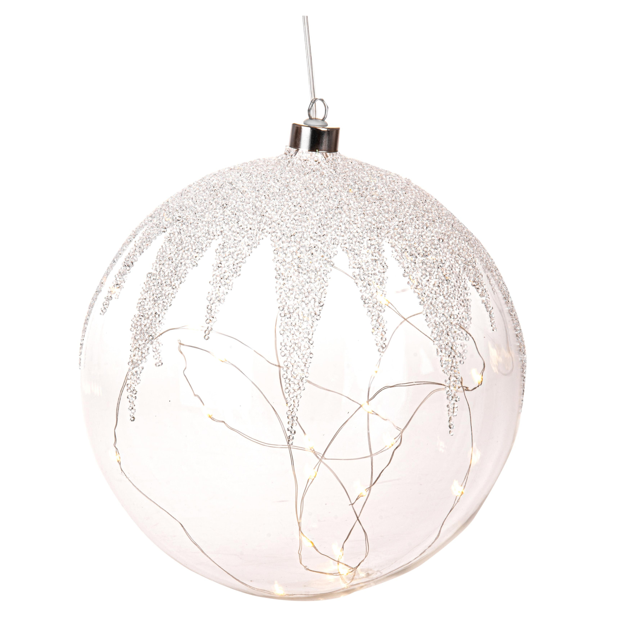 Sfera vetro - Pezzi 2 - 20xH21x20cm - Bianchi Dino SpA