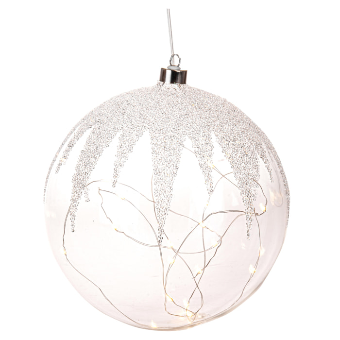 Sfera vetro - Pezzi 2 - 20xH21x20cm - Bianchi Dino SpA