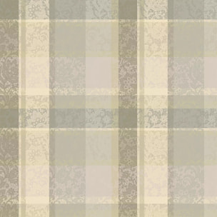 Nappe pur coton enduit motif jacquard beige Mille dentelles naturel