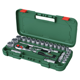 Set 25 pièces avec cliquet 1/2' - BOSCH - 1600A02Z9F