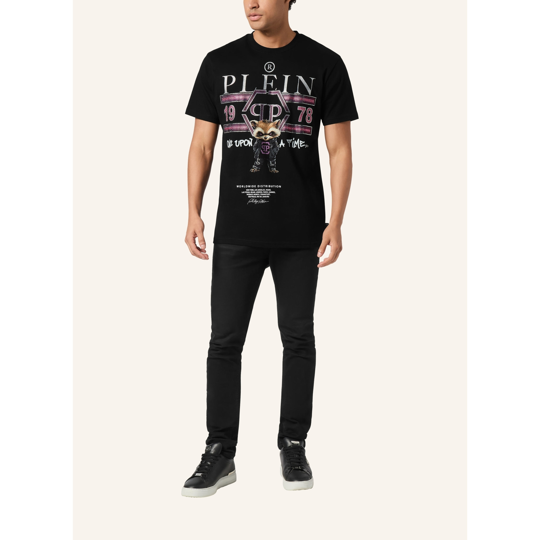 PHILIPP PLEIN Camiseta Cuello Redondo Ss COLLEGE