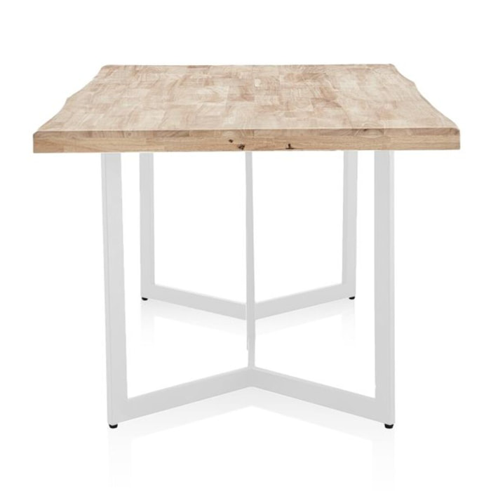Mesa de comedor Jokul 180 Blanco - Roble