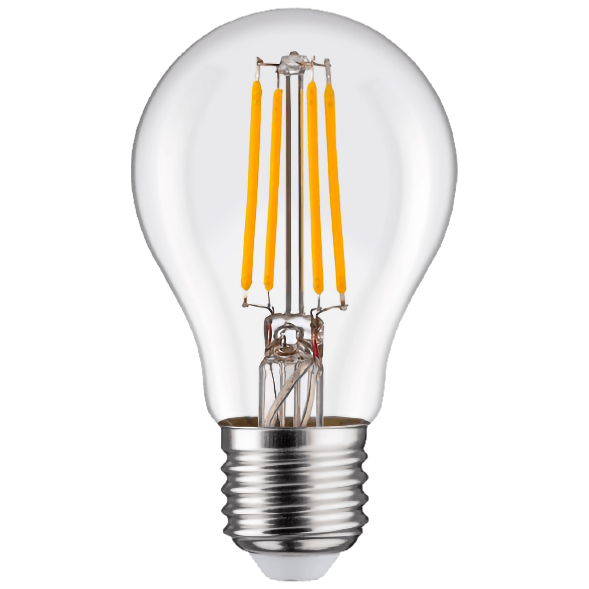 OMEGA Set 3 lampadine filament goccia 3000k e27