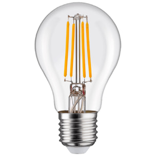 OMEGA Set 3 lampadine filament goccia 3000k e27