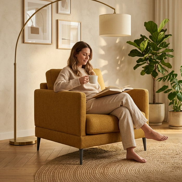 Fauteuil Splendido Tissu - 1 Place