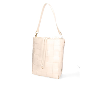 Borsa a spalla da donna In Vera pelle Made in Italy 27x34x14 cm