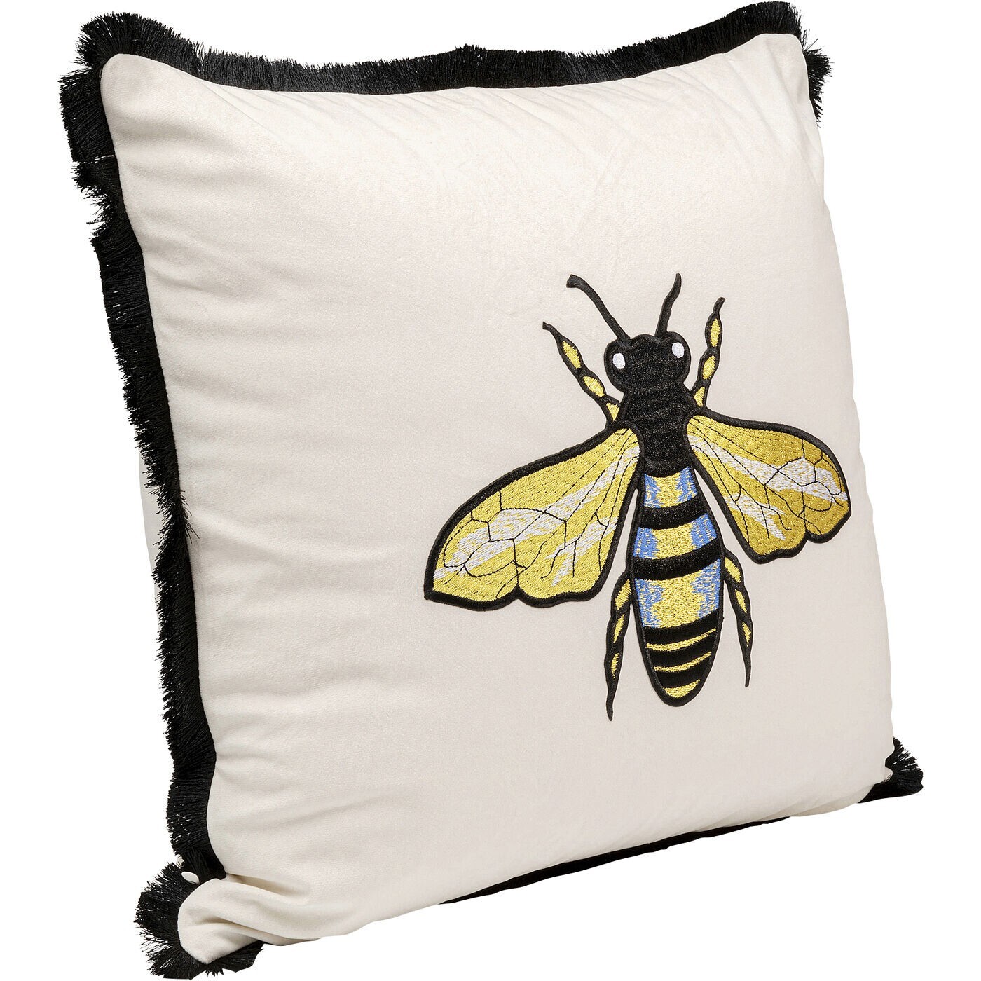 Coussin blanc abeille Kare Design