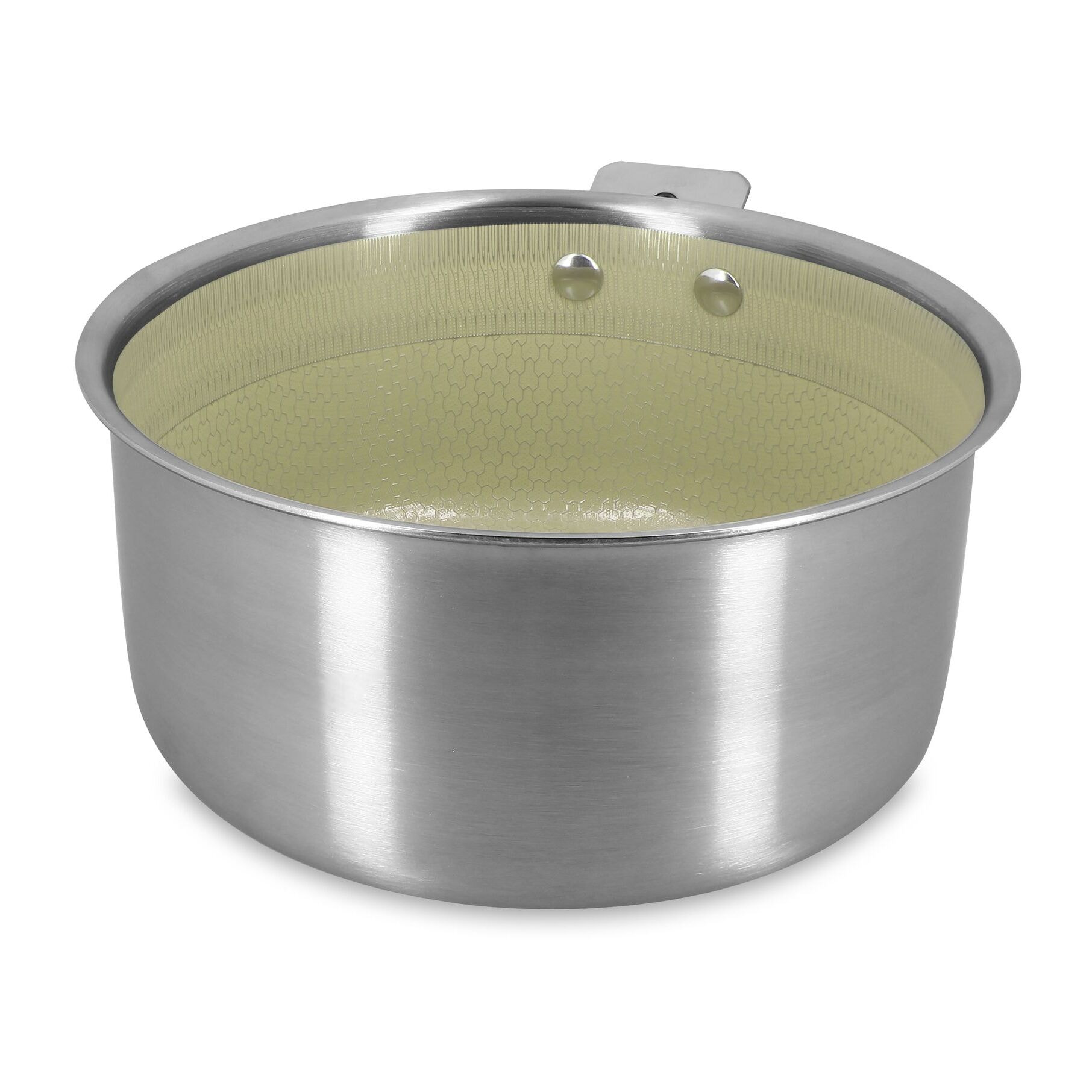 Casserole 20cm en acier inoxydable vert AGLAE