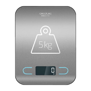 Báscula de Cocina Digital de Alta Precisión CookControl. Plataforma de Acero ino