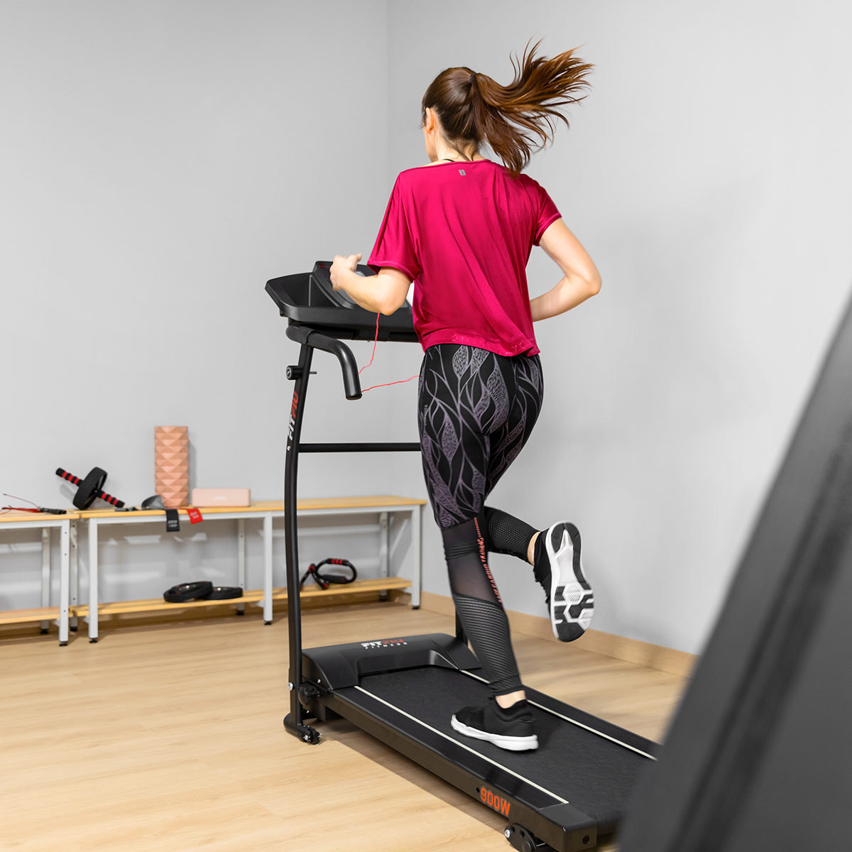 Cinta de correr plegable FITFIU hasta 14km/h inclinación manual 900W