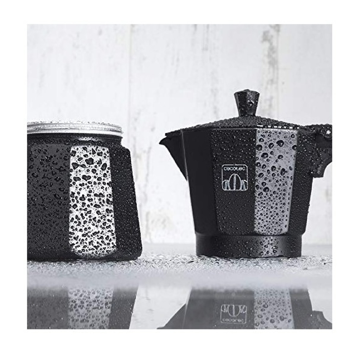 Cecotec Cafetera Italiana MokClassic 600 Black. Fabricada en Aluminio Fundido Ha