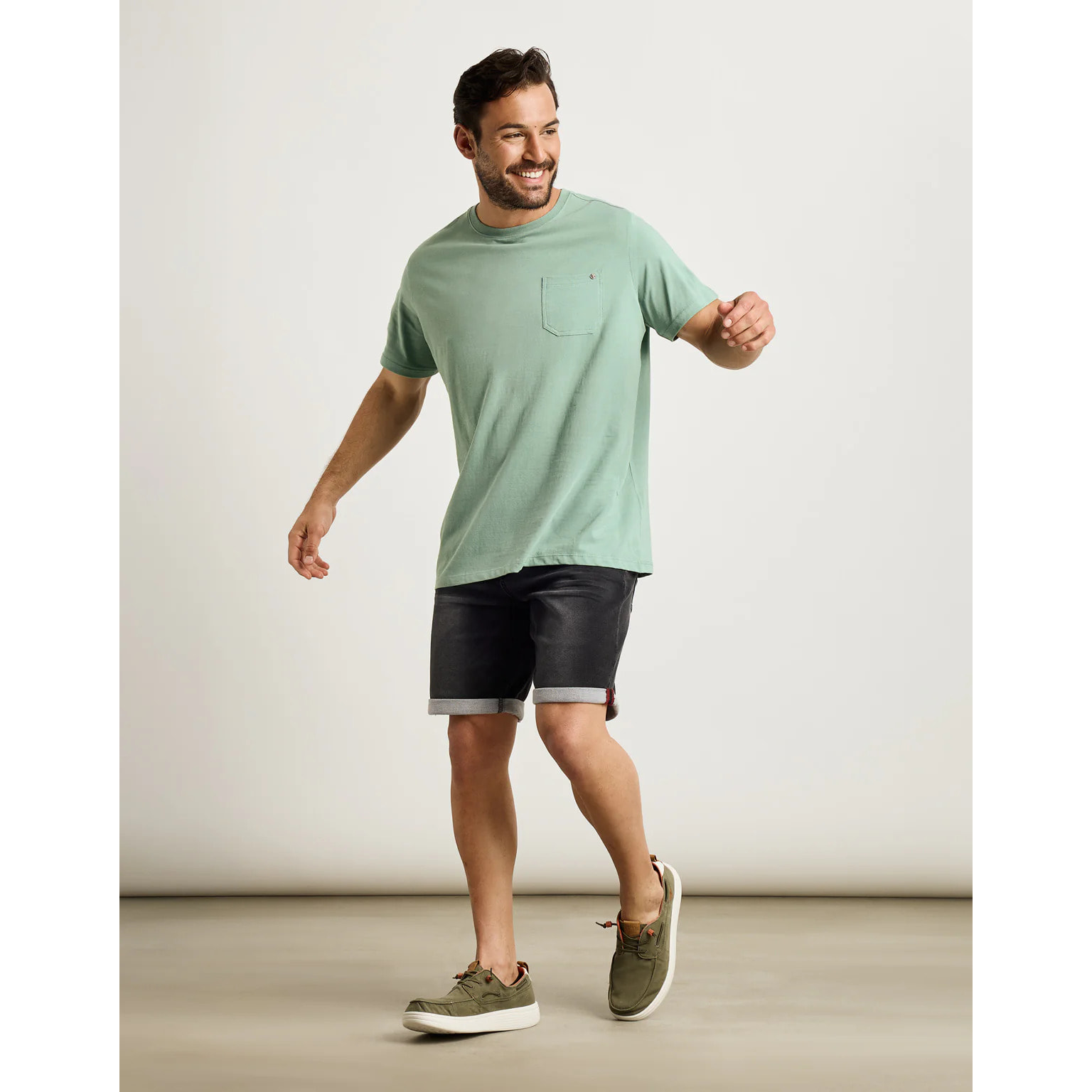 Camiseta Manga Corta Verde - Astro