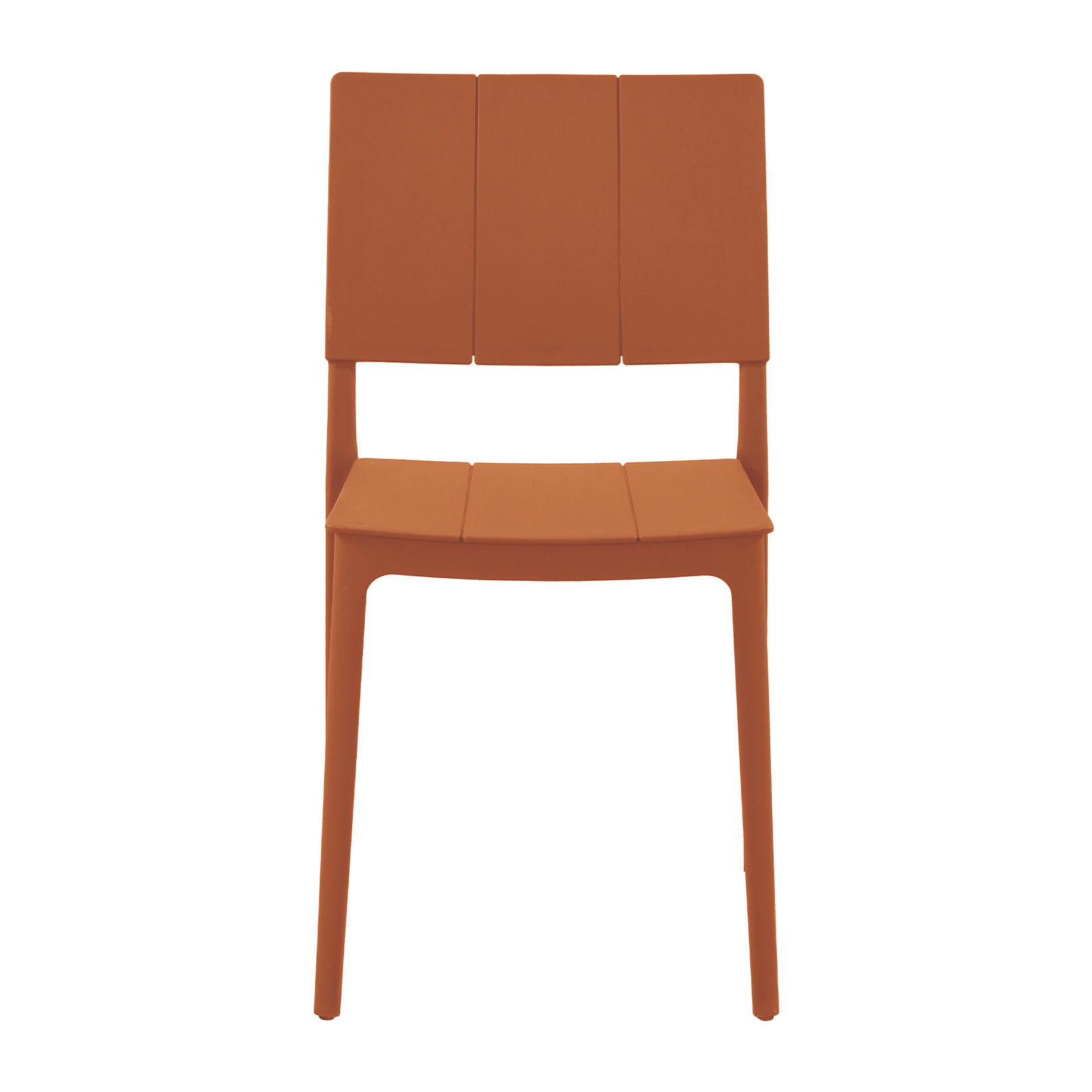 Set Da 4, Sedia Zante In Polipropilene Terracotta