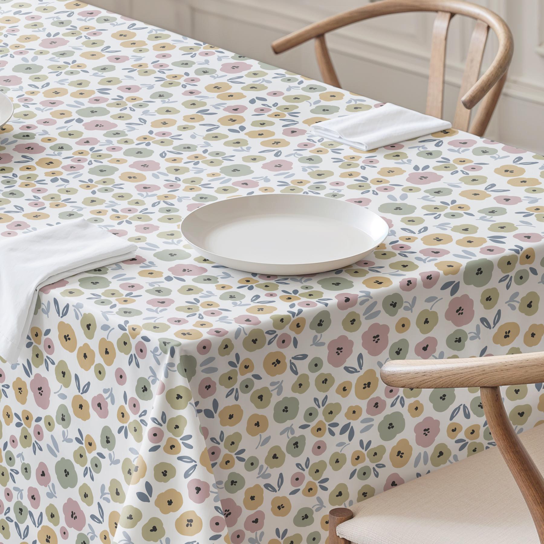 Nappe imprimée anti-tâches THELMA MULTICOLORE