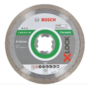 Disque diamant X-Lock Standard Ceramic BOSCH 125 mm - 2608615138