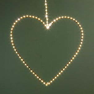 Cuore microled dm uso da esterno - Pezzi 1 - BIANCO - Bianchi Dino SpA
