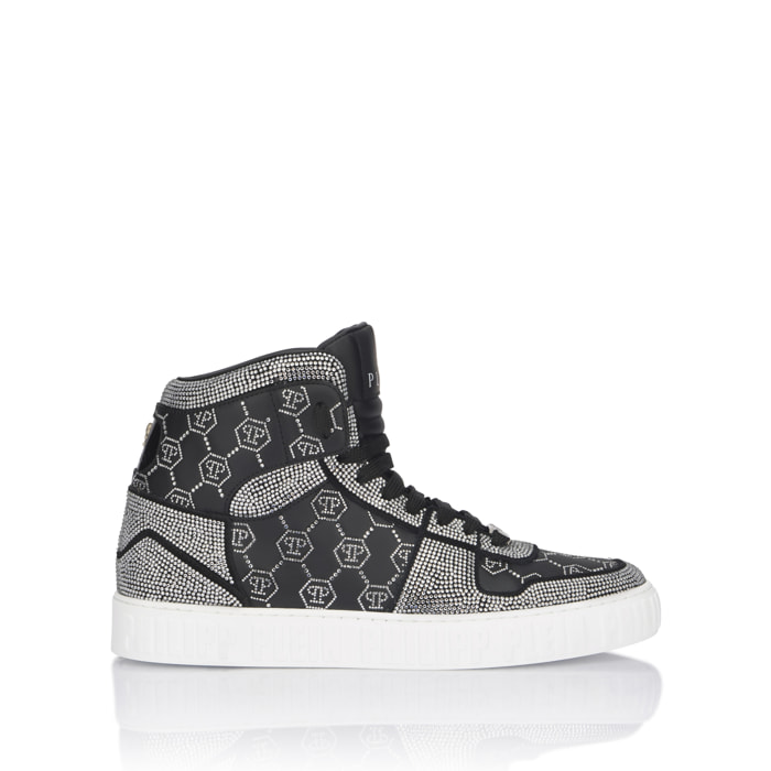 PHILIPP PLEIN Hi-Top Sneakers MONOGRAM