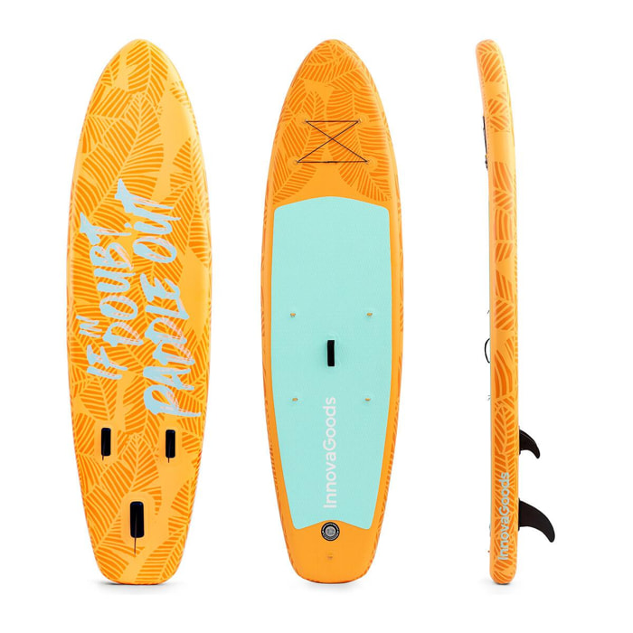 Tabla de Paddle Surf Hinchable 2 en 1 con Asiento y Accesorios Siros InnovaGoods 10'5'' 320 cm