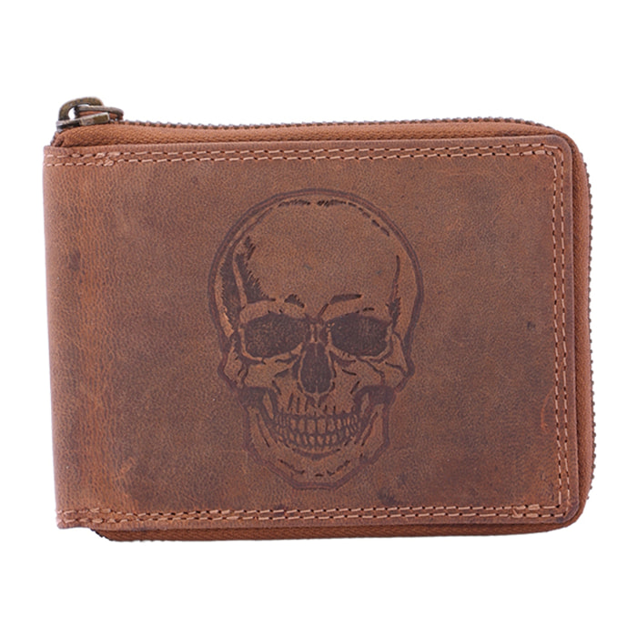 Portafoglio  da uomo In Vera pelle Made in Italy 9,5x12,5x2,5 cm