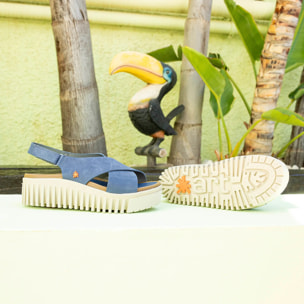 Sandalia de cuña 1574 NAPPA BLACK/BRIGHTON color Black