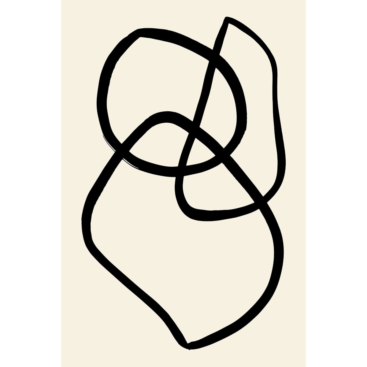 Tableau line art bold II Tableau alu Dibond