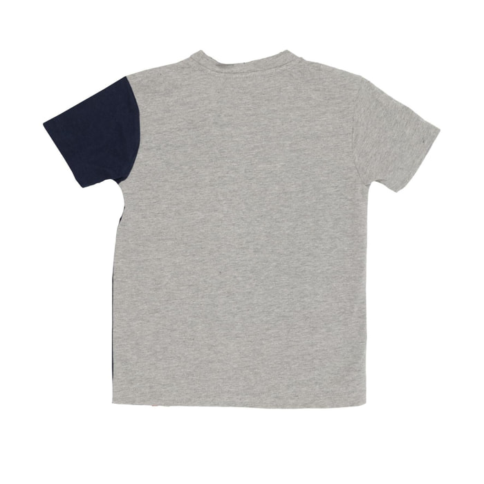 T-shirt Leone bambino con maniche corte Grey Boy