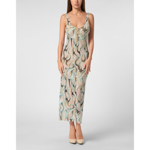 PHILIPP PLEIN Vestido largo FLAME