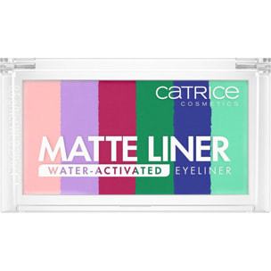 Matte Liner Water-Activated Eyeliner - Palette Eyeliner 6 Teintes Fini Mat