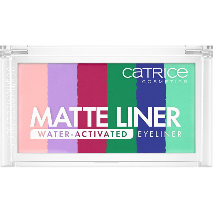 Matte Liner Water-Activated Eyeliner - Palette Eyeliner 6 Teintes Fini Mat