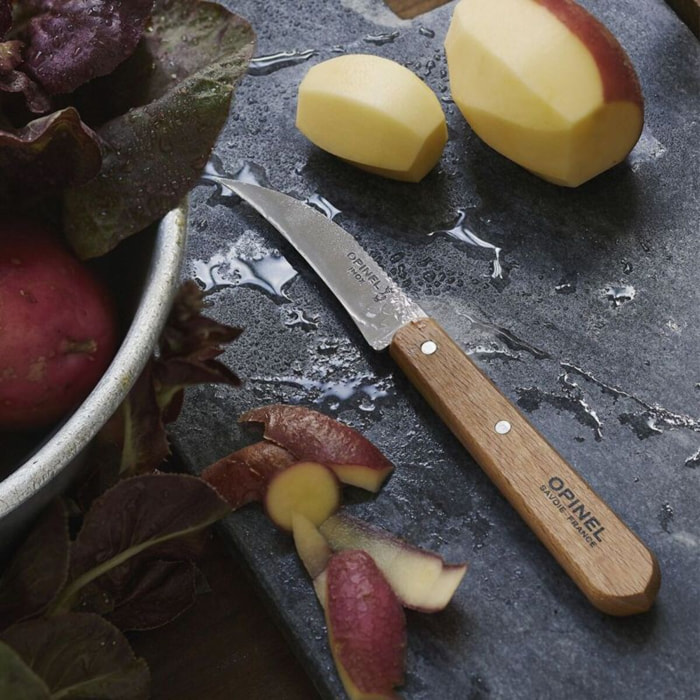 Couteau d'office OPINEL à légumes No114 hêtre