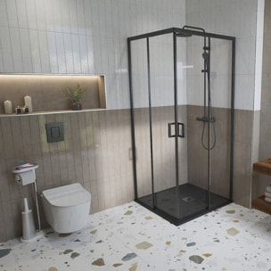 Brevis WC suspendu sans bride, fixations invisibles + abattant ultra-fin, softclose (SATBRE011RREXP)