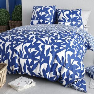 Parure Housse De Couette 3pcs 100% Coton 57 Fils NEREIDE