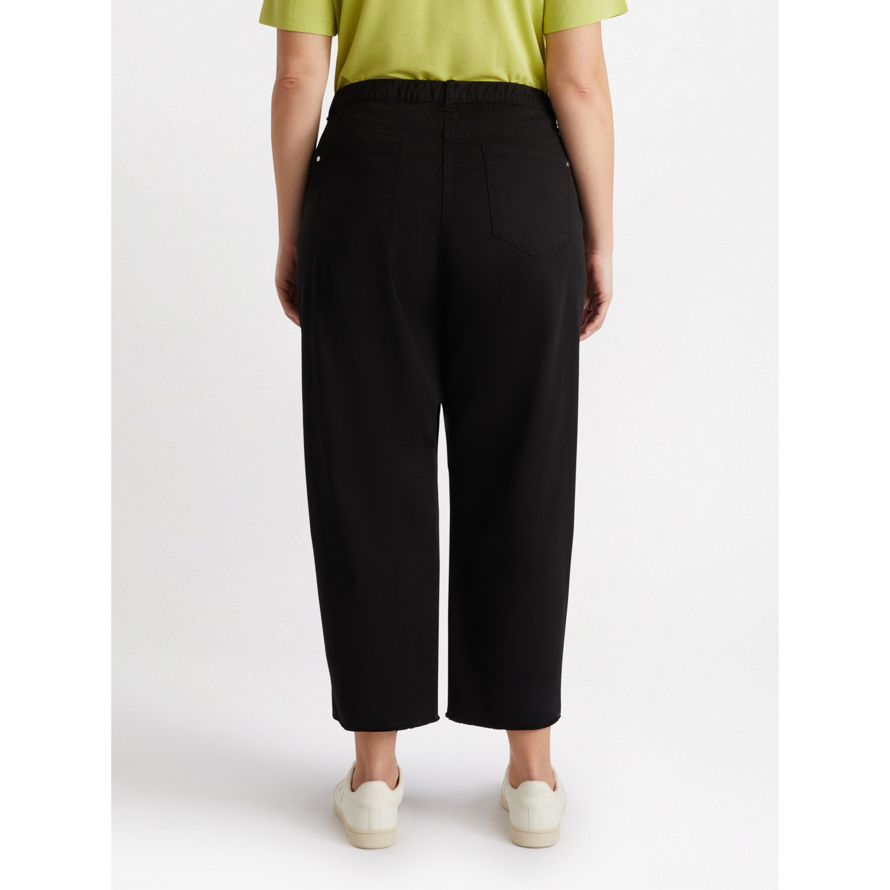 Fiorella Rubino - Pantalón Moon Fit de algodón - Negro