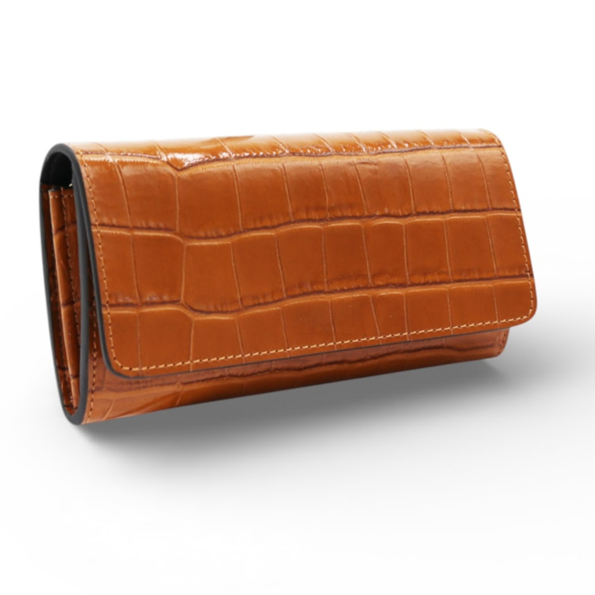 Portafoglio Cheval Firenze Cosmo Croc Cuoio