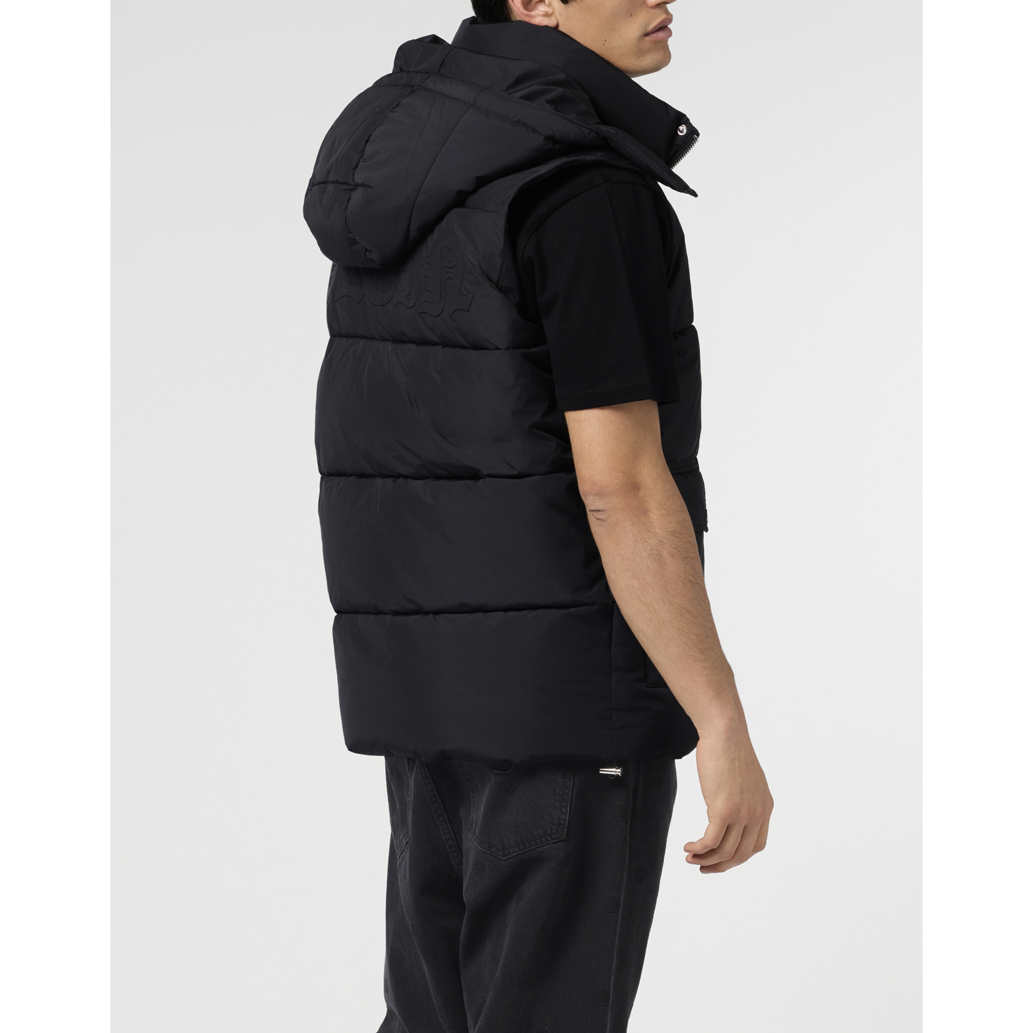 PHILIPP PLEIN Chaqueta de plumón Chaleco GOTHIC PLEIN