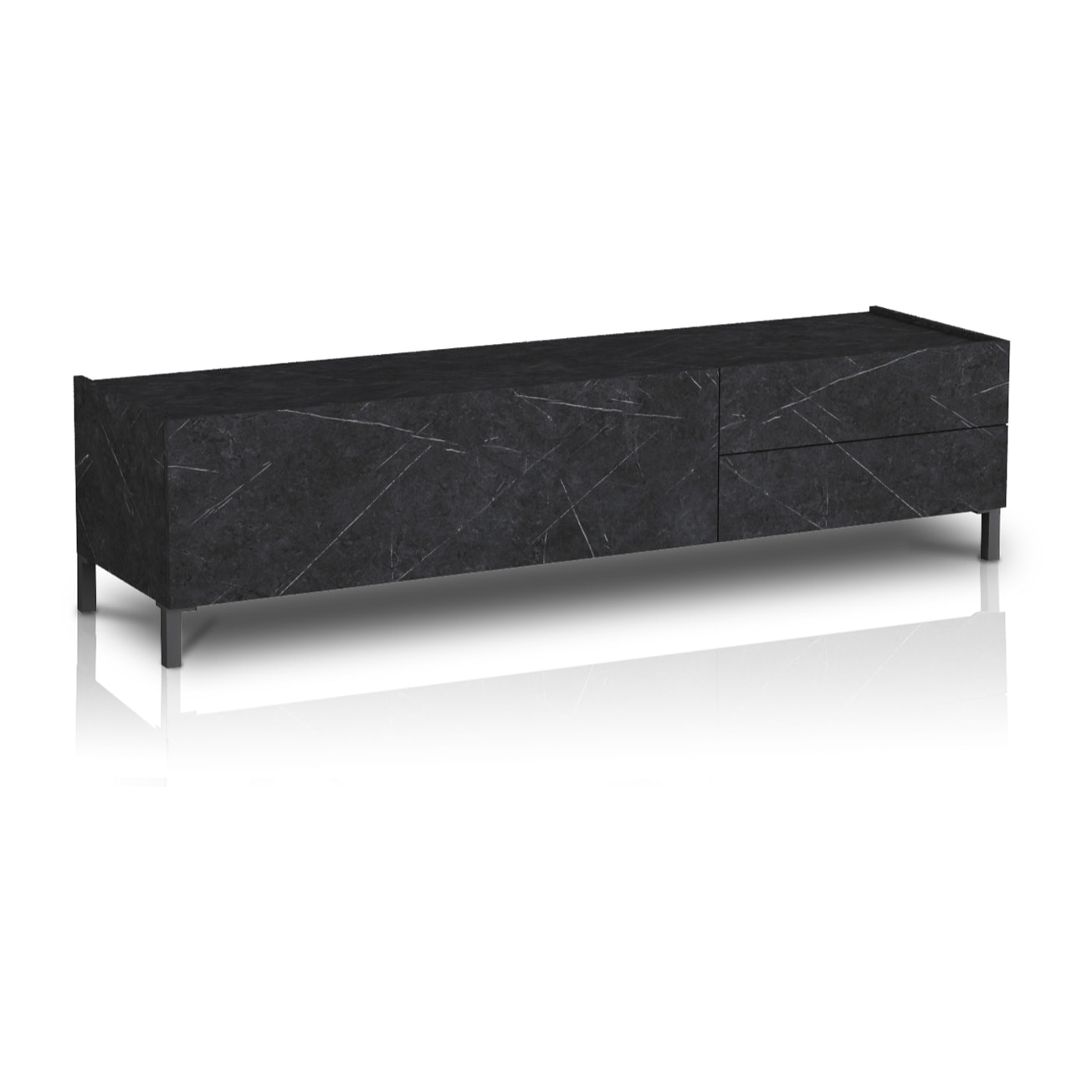 Tomasucci TV port EDDY BLACK MARBLE Noir