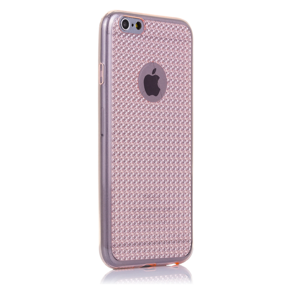 CUSTODIA IN SILICONE TRASPARENTE ROSA IP66S