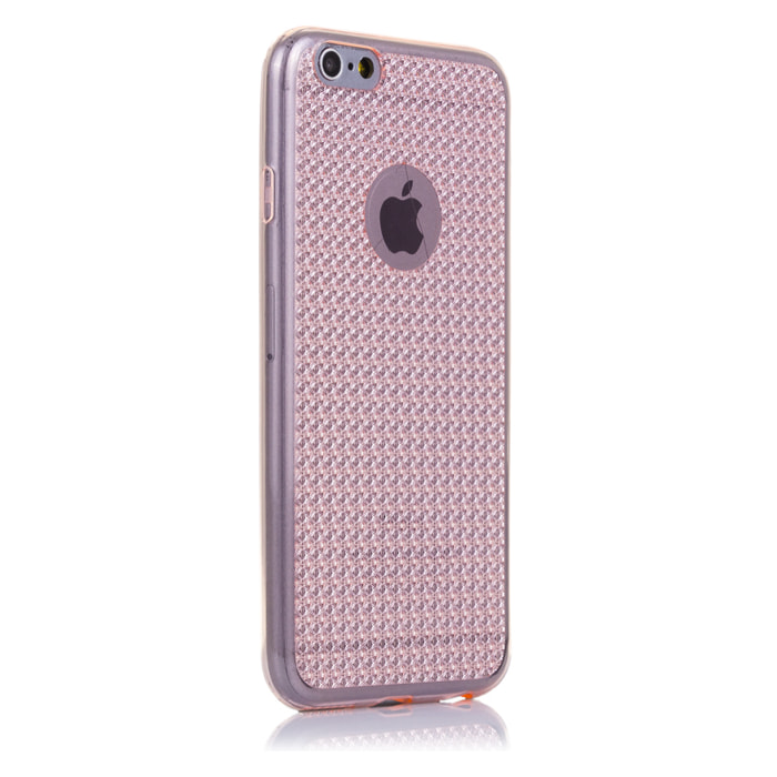 CUSTODIA IN SILICONE TRASPARENTE ROSA IP66S