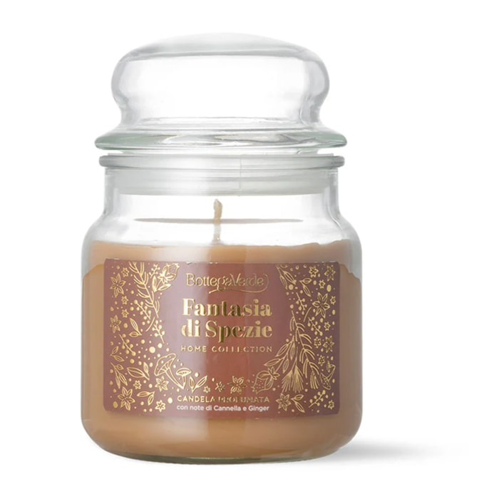 Fantasia di Spezie - Home Collection - Candela profumata con note di Cannella e Ginger