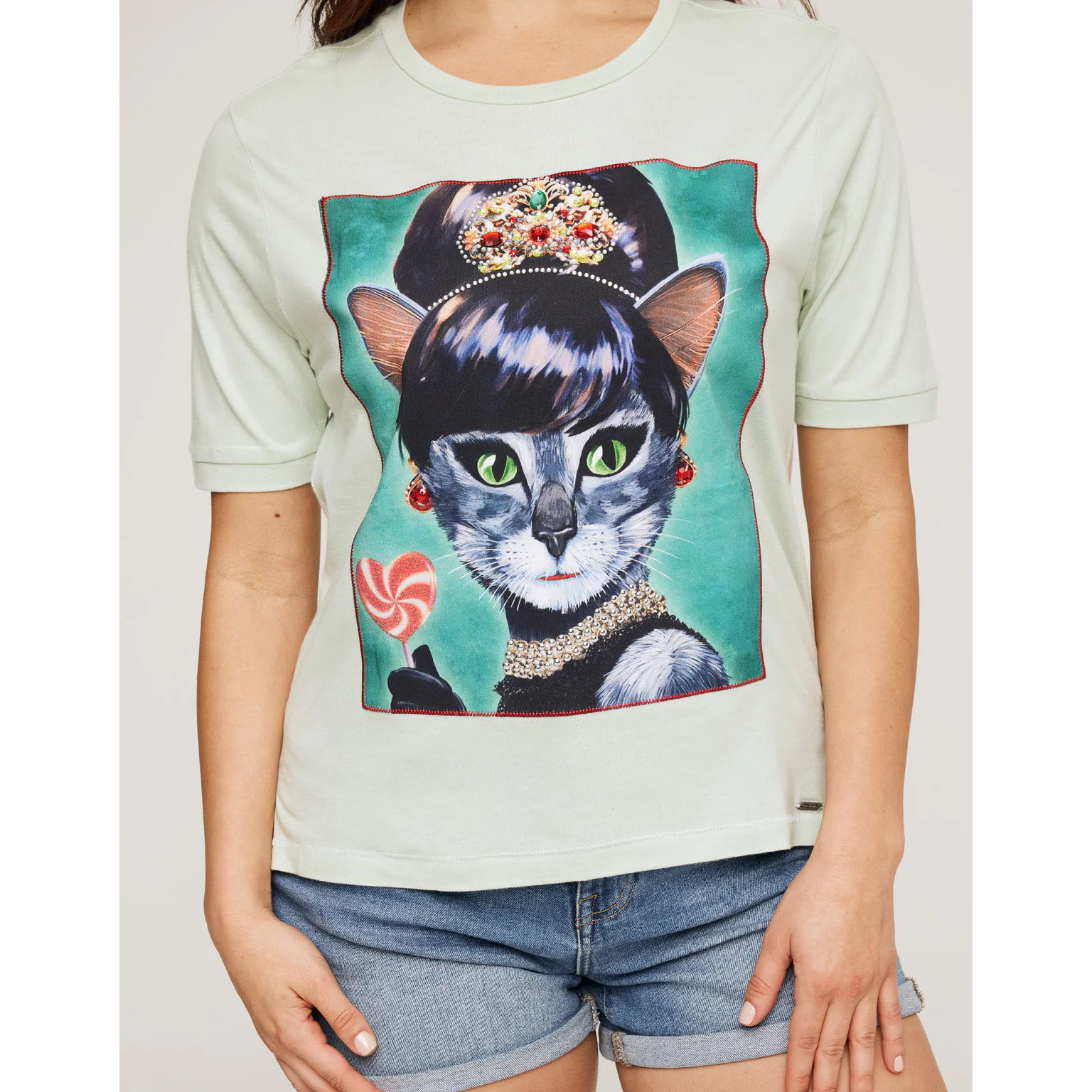 Camiseta Manga Corta Estampado - Catdry