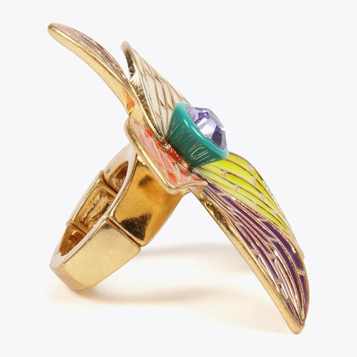 Anello elasticizzato orchidea