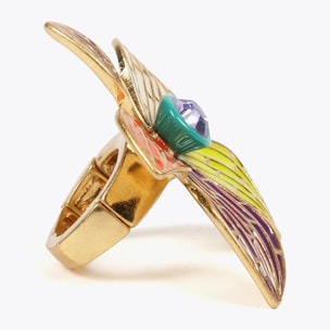 Anello elasticizzato orchidea