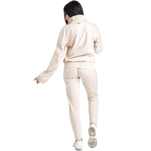 Chándal Chic Boxing para mujer con cuello alto y cremallera.