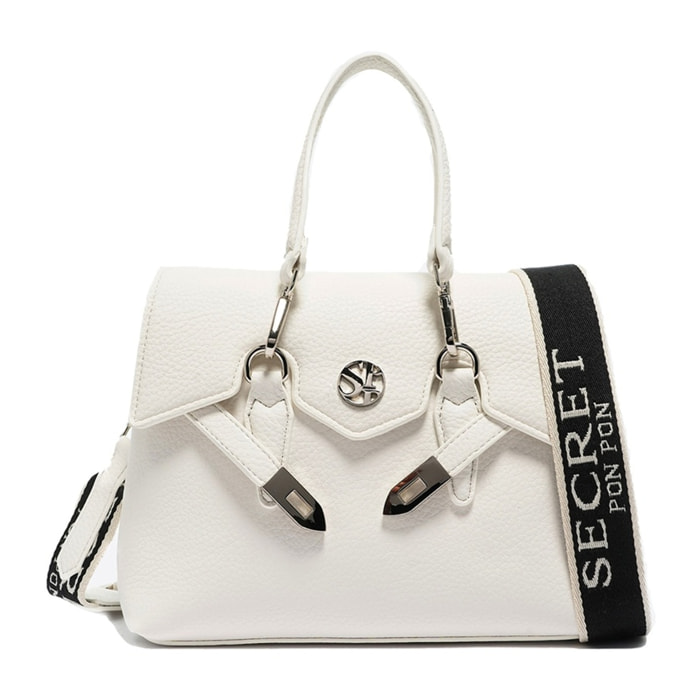 Borsa a mano da donna - Modello Seraphina Plus - 100% poliuretano - 26.0 x 19.5 x 11.0 cm