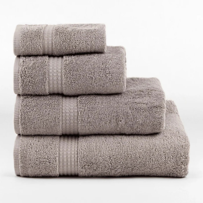 Toalla de baño 700gr gris perla