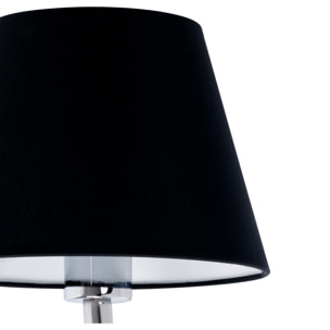 ETERNA Lampe applique chrome/noire