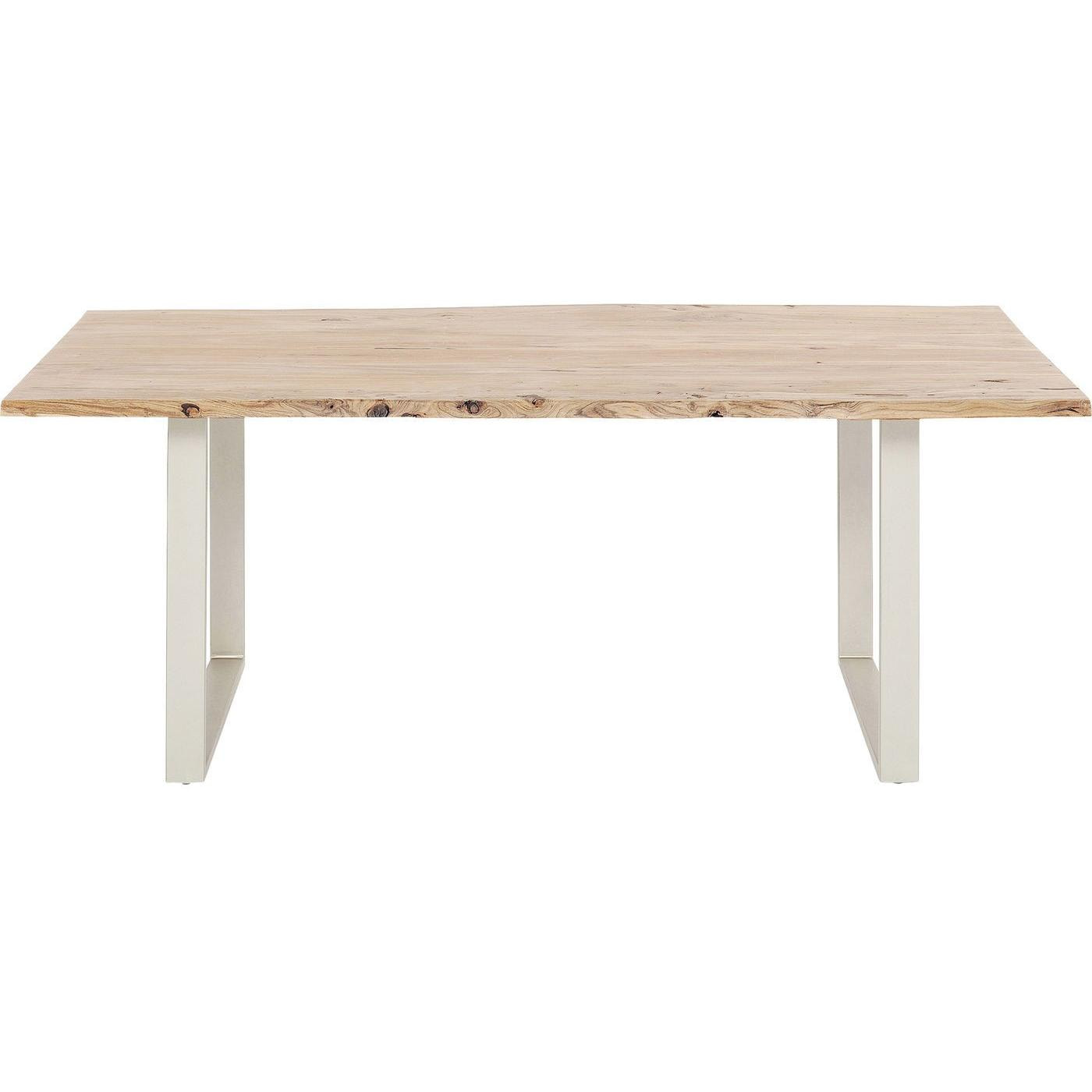 Table Harmony acacia argent Kare Design