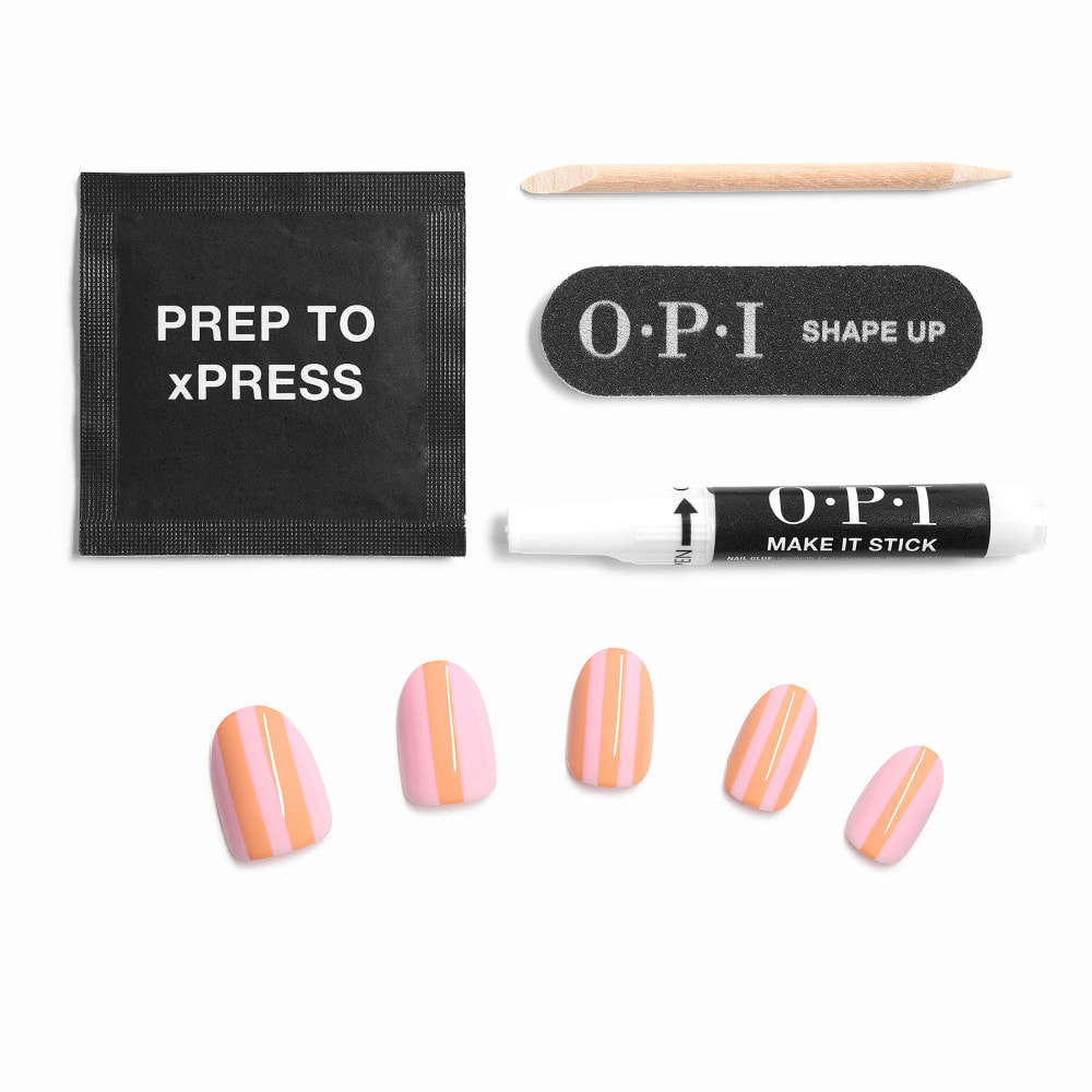 xPRESS-ON - Pass my Towel - Faux ongles réutilisables, effet gel - OPI