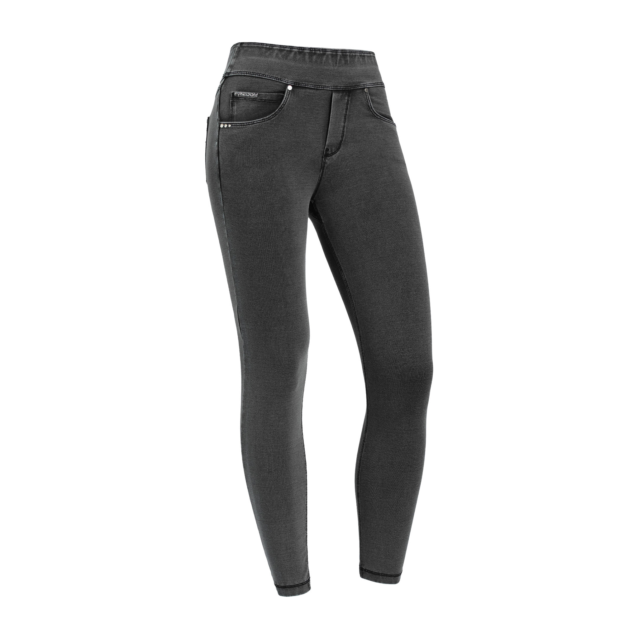 Leggings N.O.W.® superskinny vita media in jersey denim