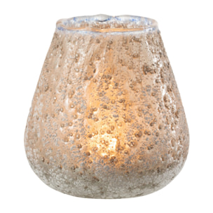 J-Line bougeoir - verre - gris - medium